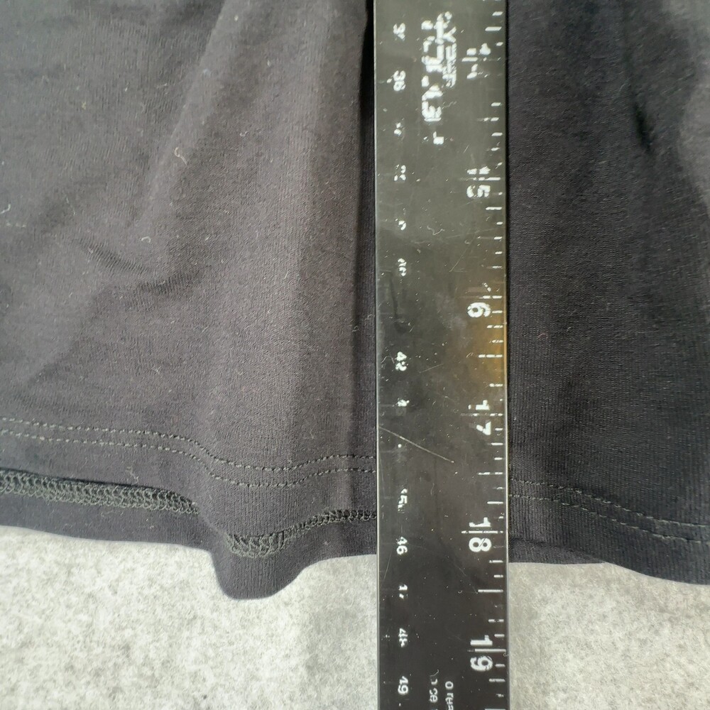Eileen Fisher Petite Pleated A-Line Skirt Viscose Lycra Black Women's Size Small - Picture 7 of 8